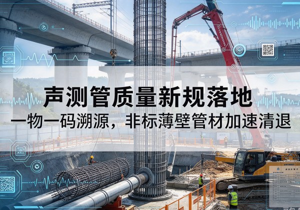 乐都声测管质量新规落地，一物一码溯源，非标薄壁管材加速清退